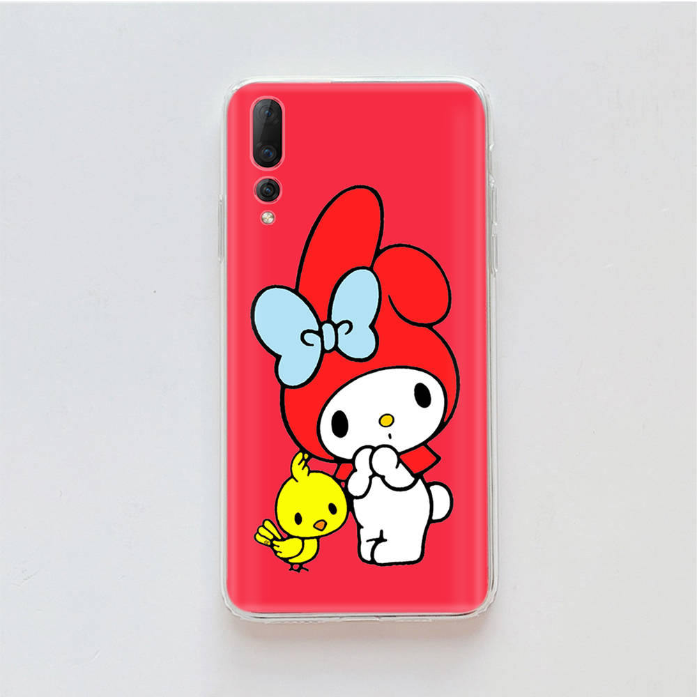 Transparente Hülle für Samsung A04 A14 A23 M33 M53 Realme 10 9 C35 C55 VIVO X80 Infinix Hot 30 Note 11 Tecno Spark 8P Pro L-13 Niedlich My Melody