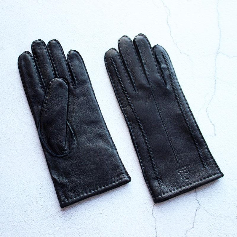 Touch Screen Genuine Leather Deer Skin Gloves For Women Retro Style Autumn and Winter Driving Warm Motorcycle Riding Gloves