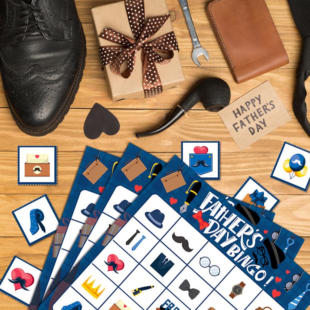 Father Day Themed Parentchild Interactive Entertainment Tabletop Game Card
