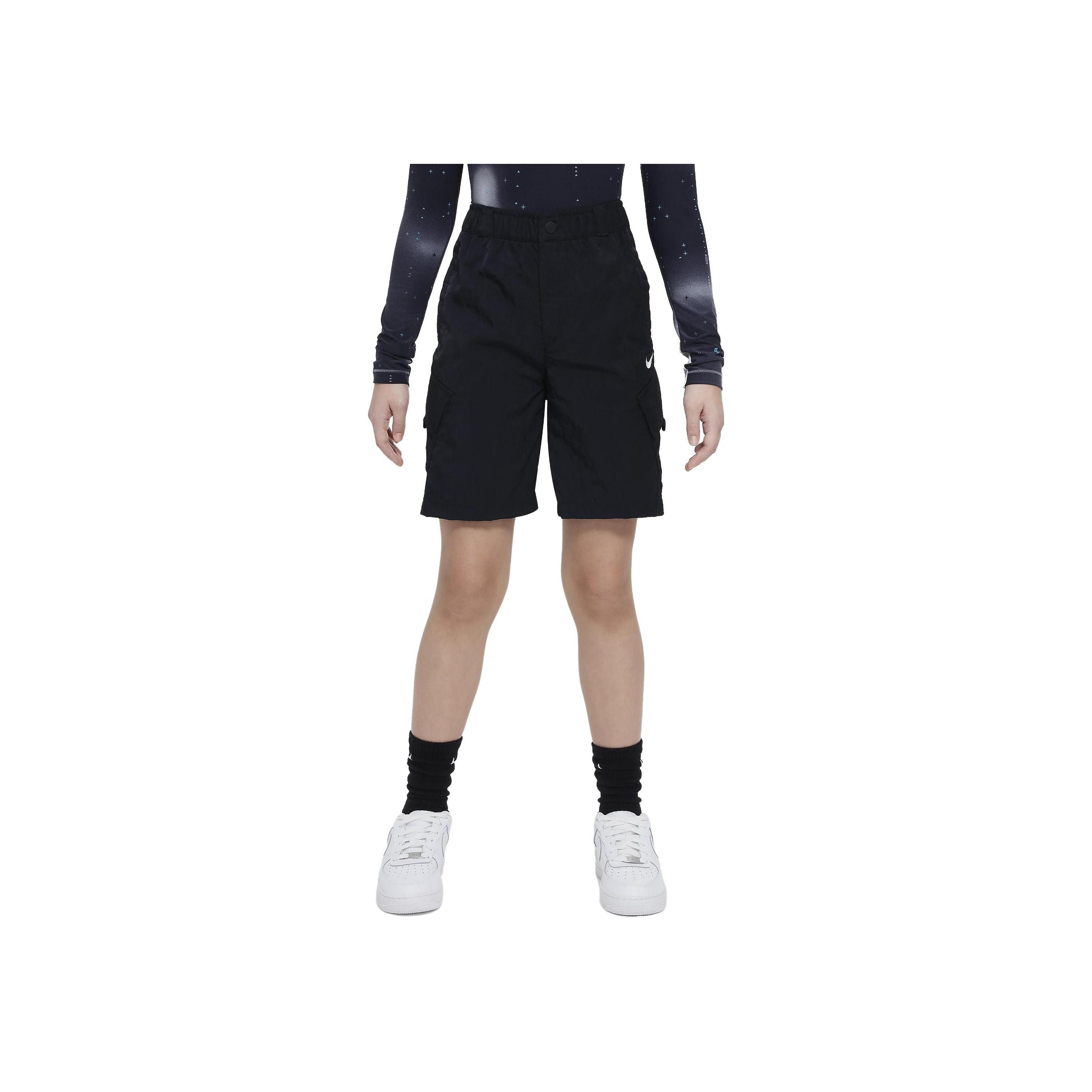 

Nike Outdoor Play Solid Logo Straight Leg Kids Shorts Kids shorts Black FB1326-010 M