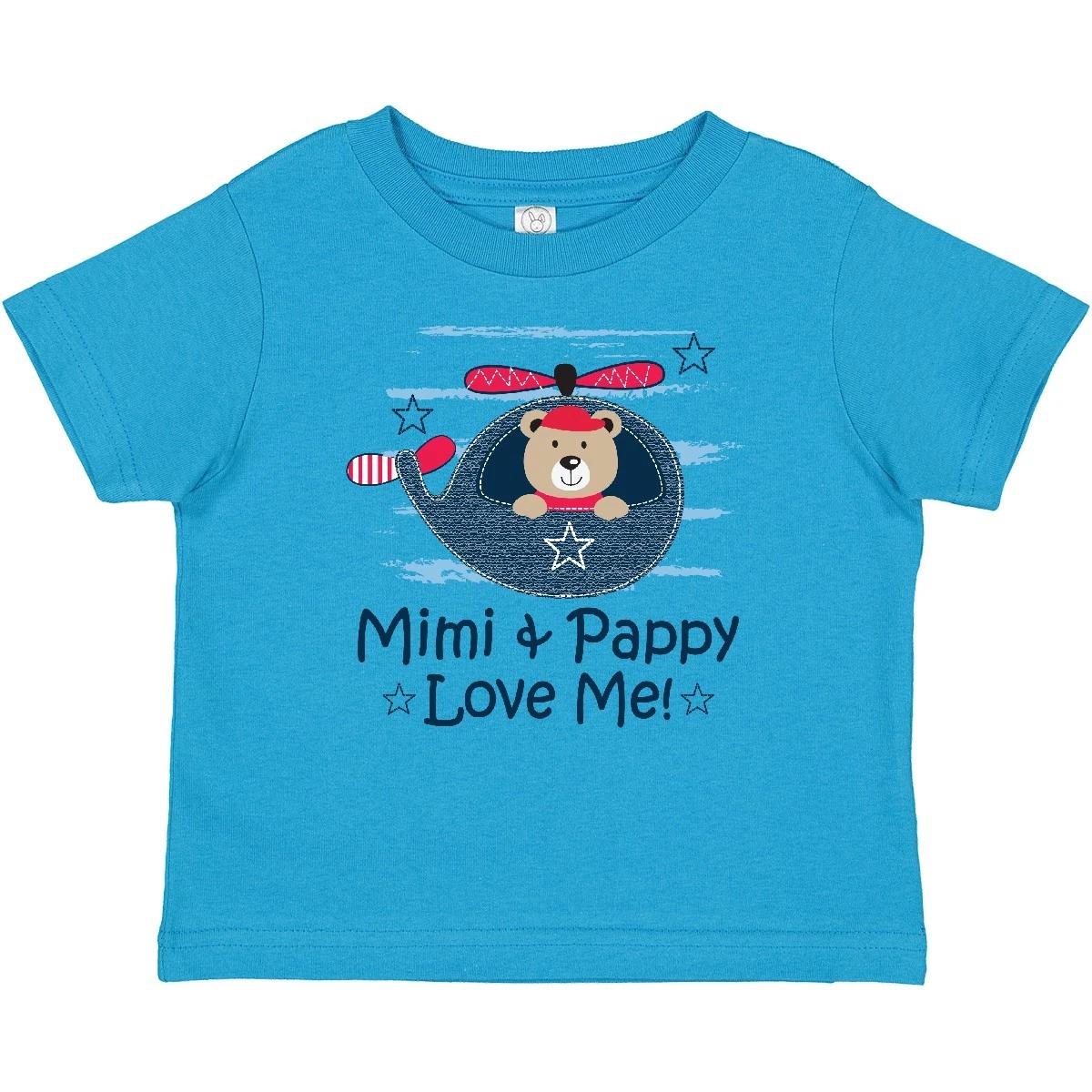 Inktastic Mimi And Pappy Love Me Baby Boy Baby T-Shirt Grandbaby Grandchild Tees 100