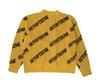 OUT OF TRUNK Oot Logo Knit Sweater (Mustard)
