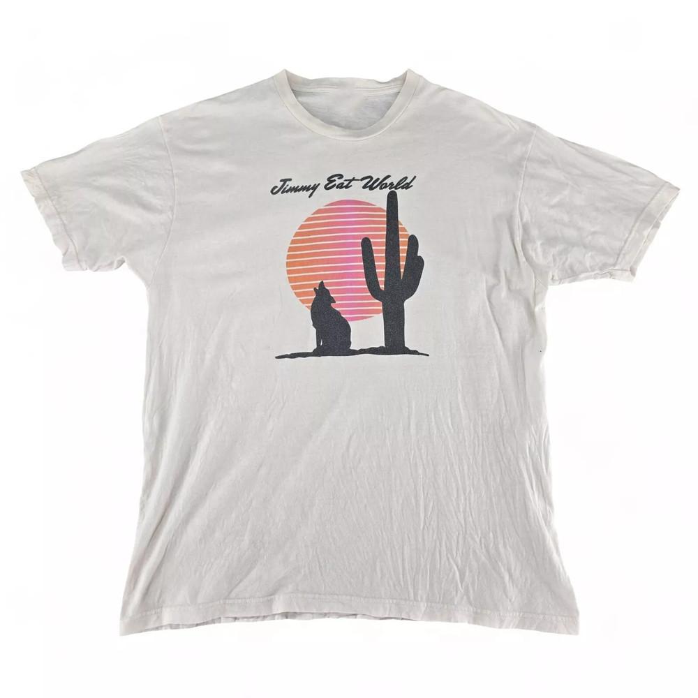 Jimmy Eat World Band World Tour Gift For Fan  S to 5XL White T-shirt Unisex T-Shirt XXXXL