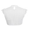 Women's Traditional Bavarian Style Crop Top Blouse Sleeveless Lace Knit High Neck Oktoberfest Shirt