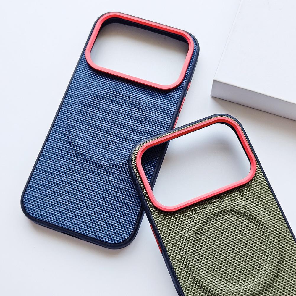 Magnetic Ring With Red Circle Lens Heightened to protect the Case For iPhone 17 Pro Max 17 Air 17 pro 16 15 Slim Protect Cover