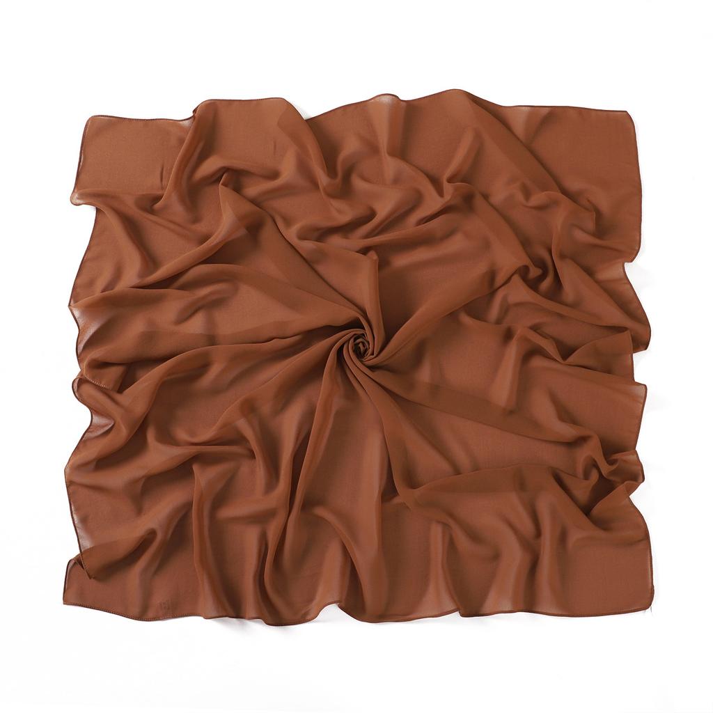 Solid Pearl Chiffon Women Scarf New Summer Girls Sunscreen Thin Scarves Soft Shawl Foulard Viscose Spring Lady Wrap Shawls
