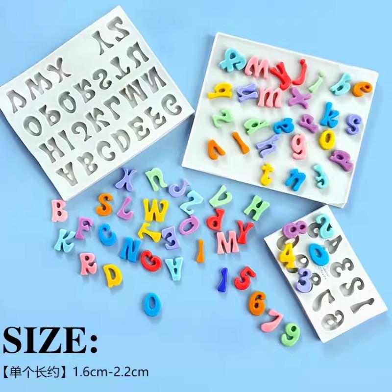 Letter Butterfly Rose Flower Stems Birds Blossoms Silicone Mold for Chocolate Fondant Soap Crafting DIY Decoration Cake Design