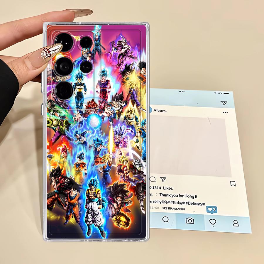 

Крутой популярный чехол Dragon Ball для Samsung Galaxy S22 FE S25 Edge S26 S21 Note 20 Ultra 10 S20 Plus S24 S23 Ultra Чехол для телефона Galaxy S24 FE