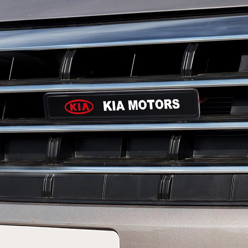 1Pcs Car Decorative LED Lights Front Hood Grille Badge Accessories For KIA Sportage Rio 3 Soul Optima Ceed Pro K5 K2 k6 K7 K8 Pride
