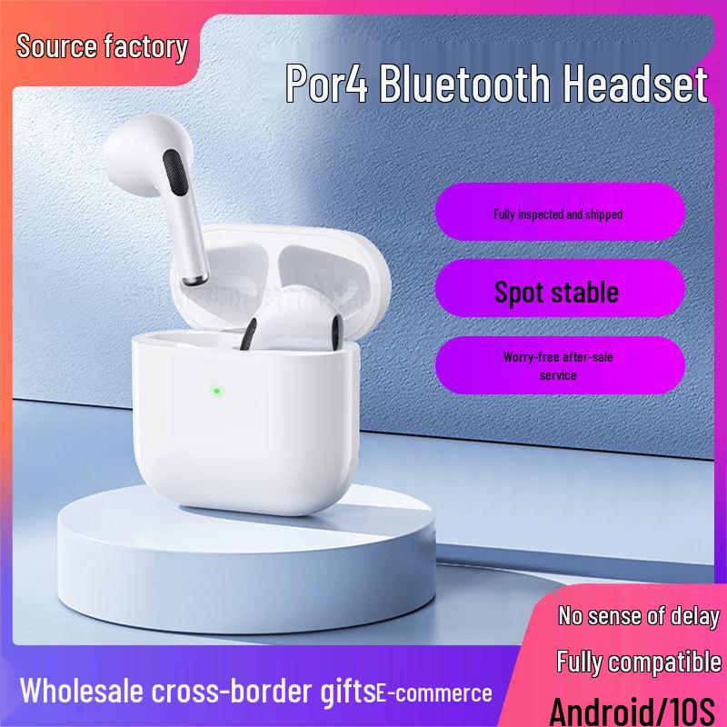 

Беспроводные Bluetooth-наушники Huaqiangbei Pro4: Совместим с i9S, i12, i7S и моделями второго-шестого поколений. I12 Full Set High Config - White