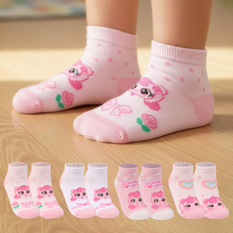 

Catch! Tiniping Princess Hatchuping Short Socks 4-Piece Set mix