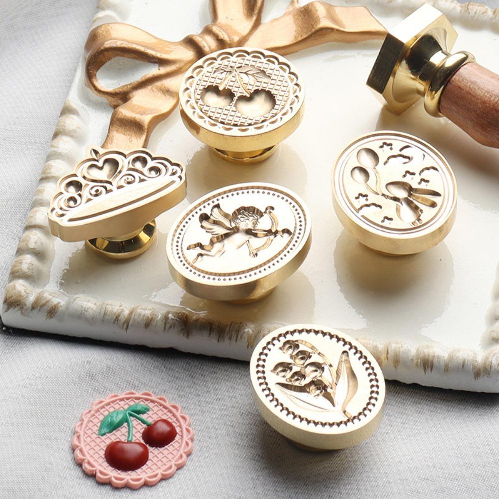 3D Wax Seal Stamp head sello wax lacquer for seals Sealing wax beads stamps surgut in granules set kit lacre card making