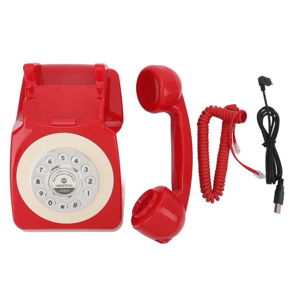 Audio Guest Book Phone Clear Sound Convenient Use Audio Message Recording Telephone for Wedding Even
