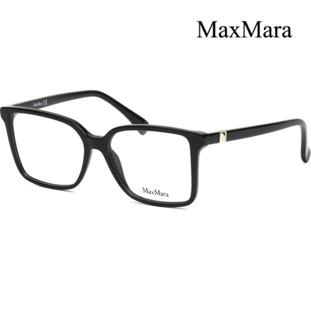 MaxMara Eyeglass Frames MM5022 001 Square Horn-rimmed