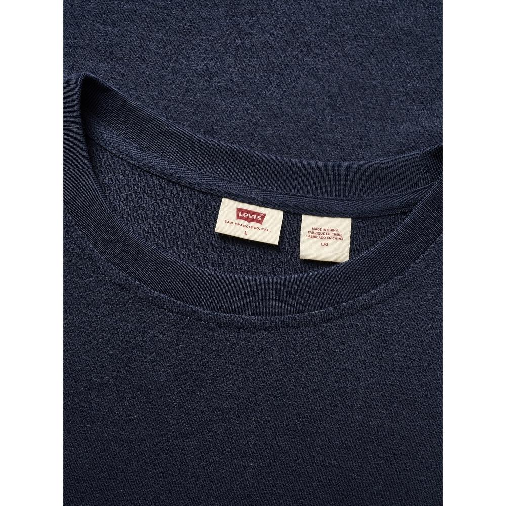 Levis Casual Loose Versatile Soft Comfortable Ribbed Round Neck Short Sleeve T-Shirt Men Tops 003LB-0001