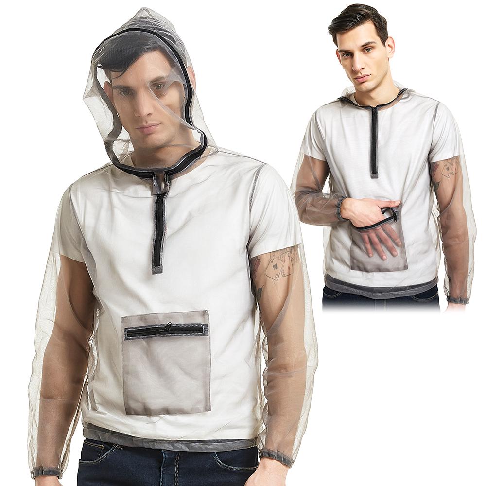 Outdoor Bug Wear Oblek proti komárům Bunda Síť Příze Síťovina L/XL/2XL