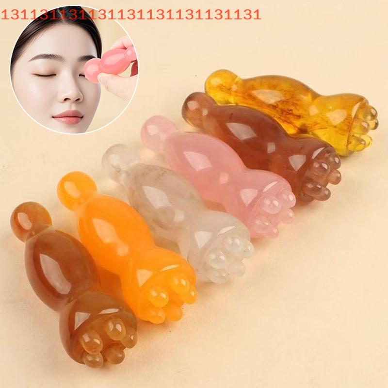 Smooth Face Massage Tools Resin Gua Sha Face Skin Care Massage Sticks Lotus Seedpod Shape Massager Facial Physiotherapy Tool