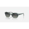 Ray Ban Green Gradient Geometric Sunglasses Rj9081s 717511 48