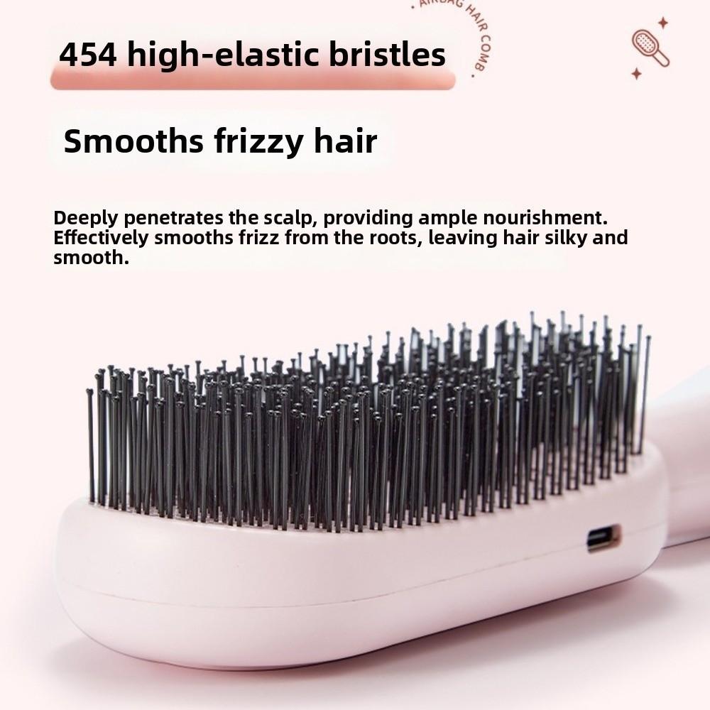 Anti-Frizz Large Tank Red Light Spray Massage Comb Hair Care 2-In-1 Misting Hair Brush  Gift