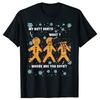 Gingerbread Man Cookie My Butt Hurts Funny Christmas TShirt Summer Summer Style Cotton Short Sleeve Oversized Tshirt Tops