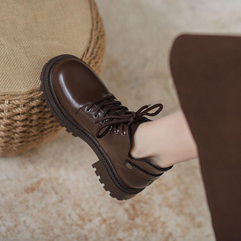 Martin Boots Women's 2025 Autumn and Winter New Women's Boots Spring and Autumn Single Boots Small Super Platform Short Boots Tide Ins