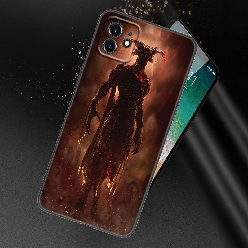 Devil Satan Art Phone Case For Apple iPhone 13 12 Mini 11 Pro XS Max XR X 8 7 6S 6 Plus SE 2022 2020 5S 5 Soft TPU Black Cover