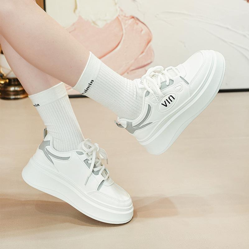 Autumn new ins trendy student casual shoes platform heightening board shoes SH 35