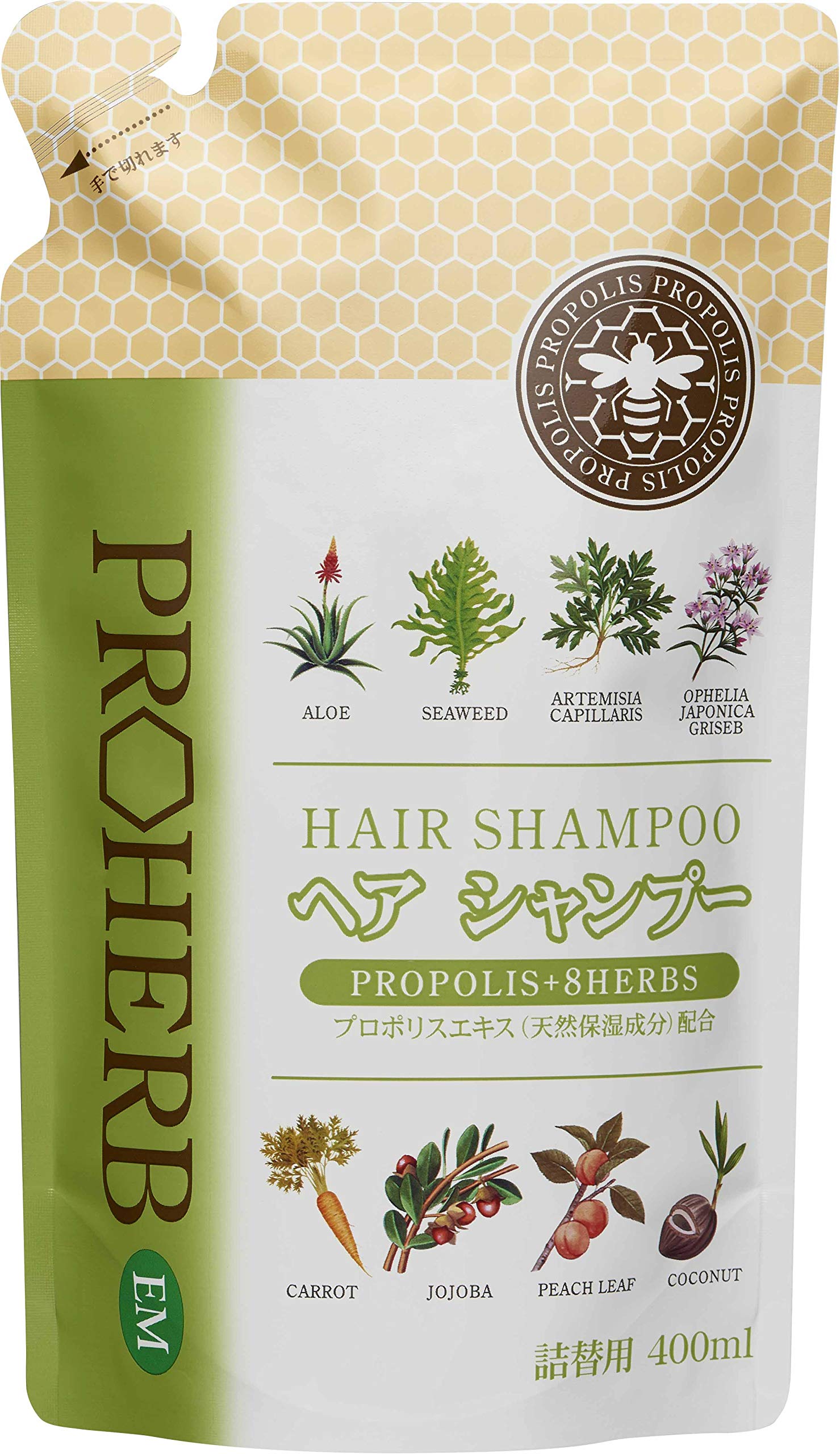 

Gifu Agrifoods Proherb EM Shampoo 400mL Co., Ltd. [NEW Refill]
