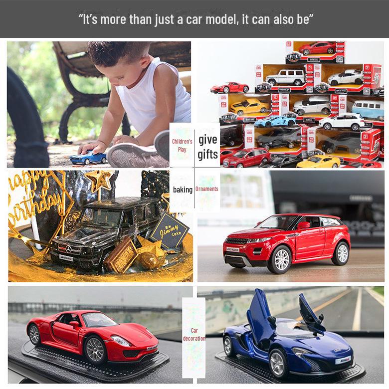 1:36 Porsche 911, 918, Cayenne, and Panamera Alloy Model Toy Car for Kids