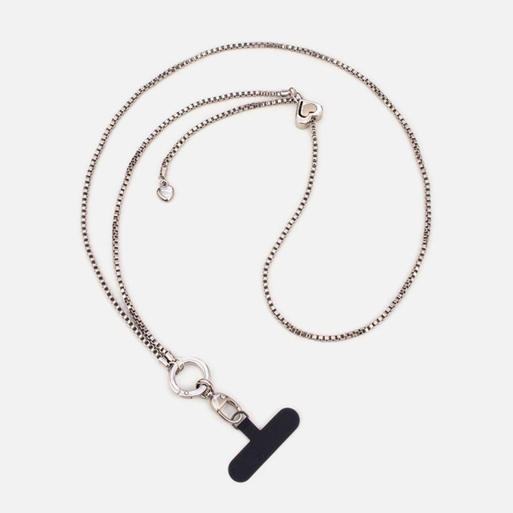 

Креативный металлический шнурок для телефона, регулируемая цепочка для ношения через плечо, плечевой ремень, аксессуары для телефона