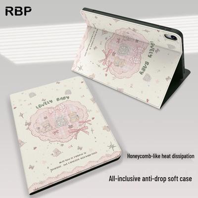 Cute Animal Print Full-Protection iPad Case with Stand