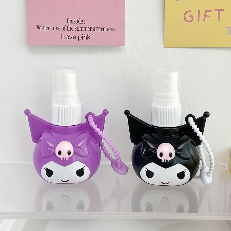 50Ml Portable Spray Bottle Keychain Holder Sanrio Alcohol Disinfection Sub-Bottling Mosquito Repellent Divided Into Bottles
