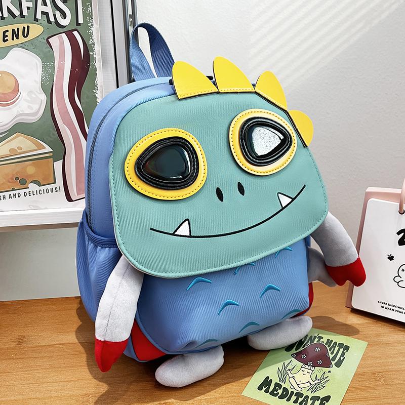 Kindergarten Bag Cartoon Anti-lost Backpack Boys And Girls Children Shoulder Bag