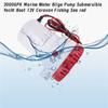 G9-2000GPH Marine Water Bilge Pump Submersible Yacht Boat 12V Caravan Fishing Sea Red