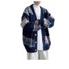 Autumn Men's Striped Gradient Cardigan Sweater