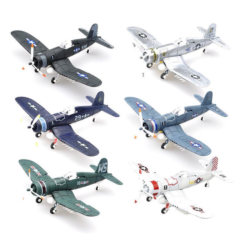 1/48 WWII Air Force Military Warplane Model P51 Mustang Fighter 4D Assemble Plastic DIY Puzzle Airplane Collection Toy Gift