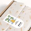 100pcs/pack Cute Flowers Open Me Sticker Thank You For Your Order Stickers for Small Business Package Gift Wraps Decor