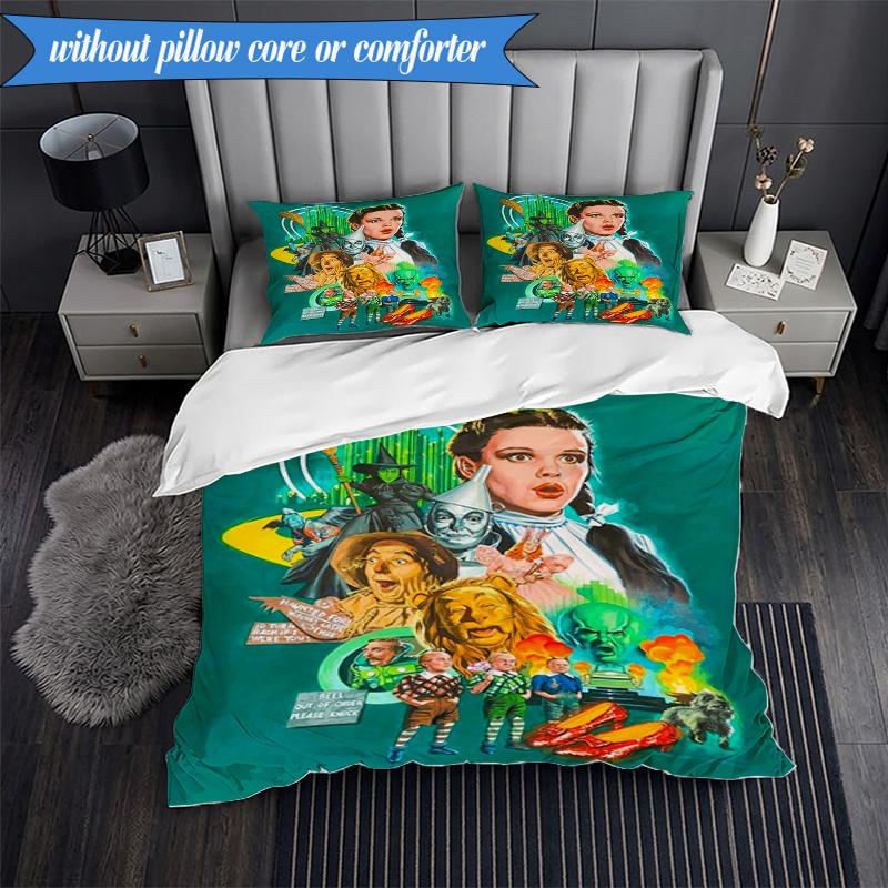 Wonderful Wizard Adventure 3pcs K-pop Music Group Bedding set,Ideal for Bedroom, Dormitory,Including Duvet Cover And 2pcs Pillowcases,Fan Gifts