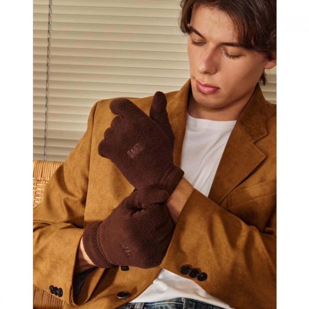 Daks Коричневые флисовые перчатки Dcgv5f816w2 Single option