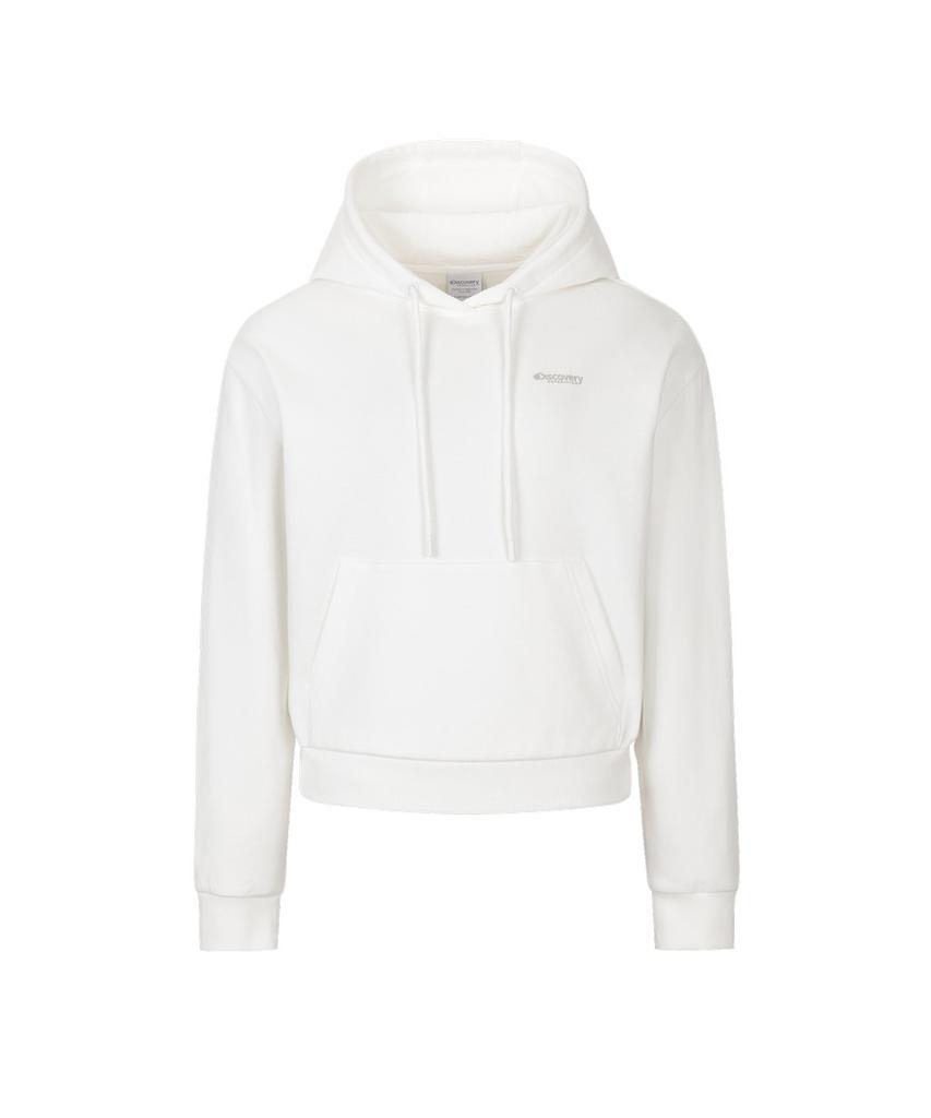 Women'S Small Logo Hoodie (White)