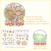 1/4Pcs Cartoon Miniature Scene Stickers 3D Landscaping Stickers Visual Stacking Stickers Diy Hand Account Stickers Gifts