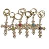 Stylish Heart Rhinestone Keychain Pendant for Bags and Cars