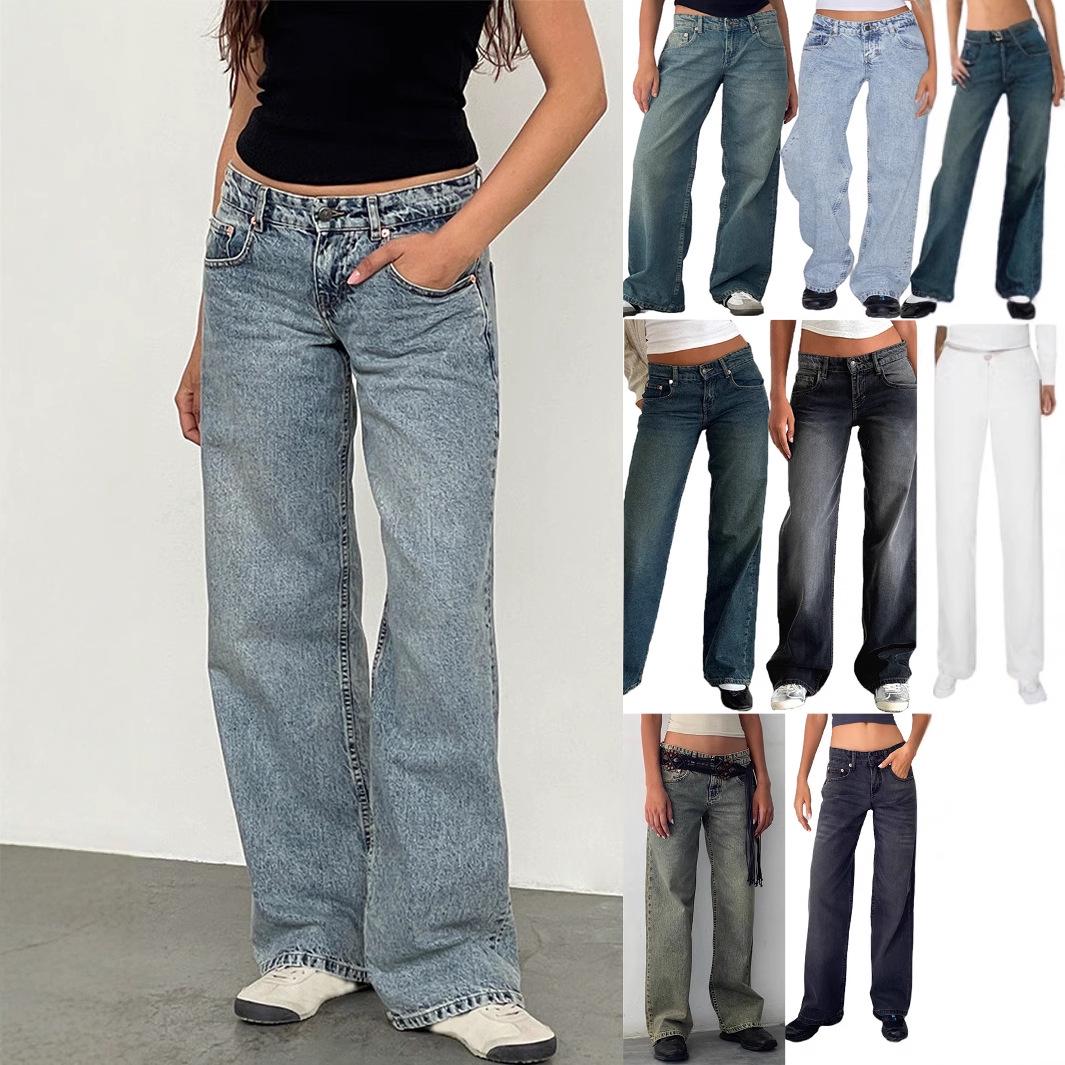 

Exclusive Women s Denim - New Straight Leg Jeans for Europe & America XL