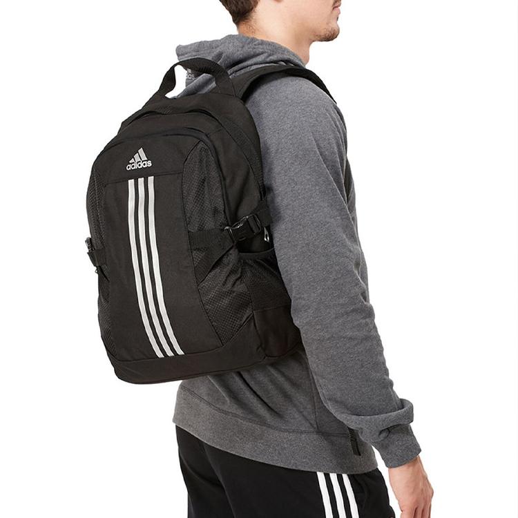 adidas Polyester Backpack Regular Unisex Black (Unisex) Backpacks W58466