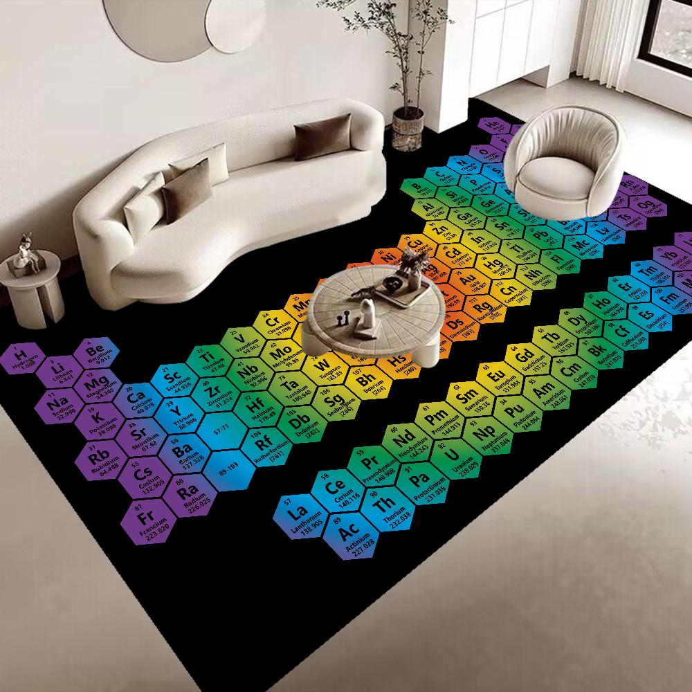 Układ Okresowy Pierwiastków Mata Łazienkowa Antypoślizgowa Wchłaniająca Wodę Długi Pasek Poduszka Mata do Sypialni Mata Dekoracyjna do Hotelu
