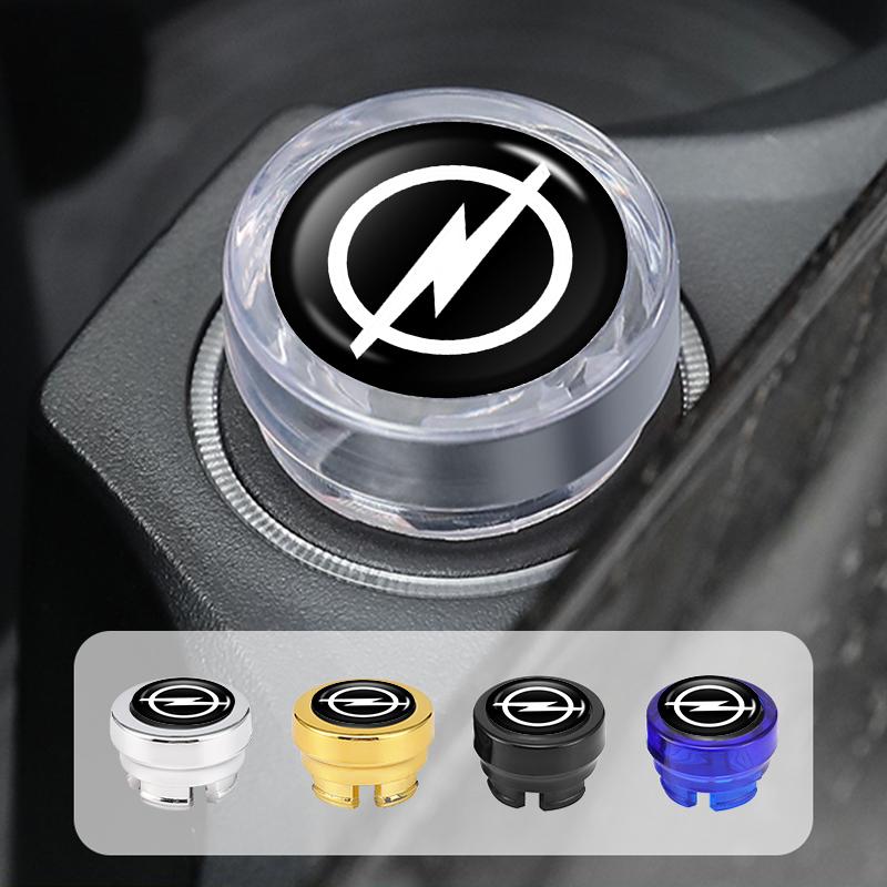 Car Cigarette Lighter Cover DustProof Decoration Cap Auto Accessories For Opel Zafira Meriva Mokka Grandland Antara Ampera Vivar