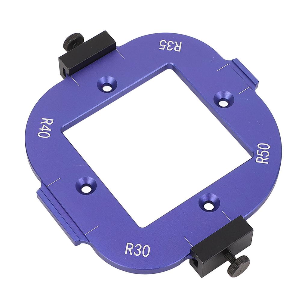 Woodworking Round Corner Radius Template Aluminum Alloy R30 R35 R40 R50 Router Table Corner Radius