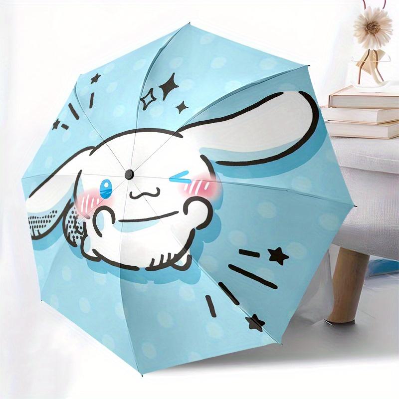 1pc Cute Cartoon Animal IllustrationUmbrella with Plastic Handle,Suitable for All Seasons Home Travel Outdoor UmbrellaSanlio165