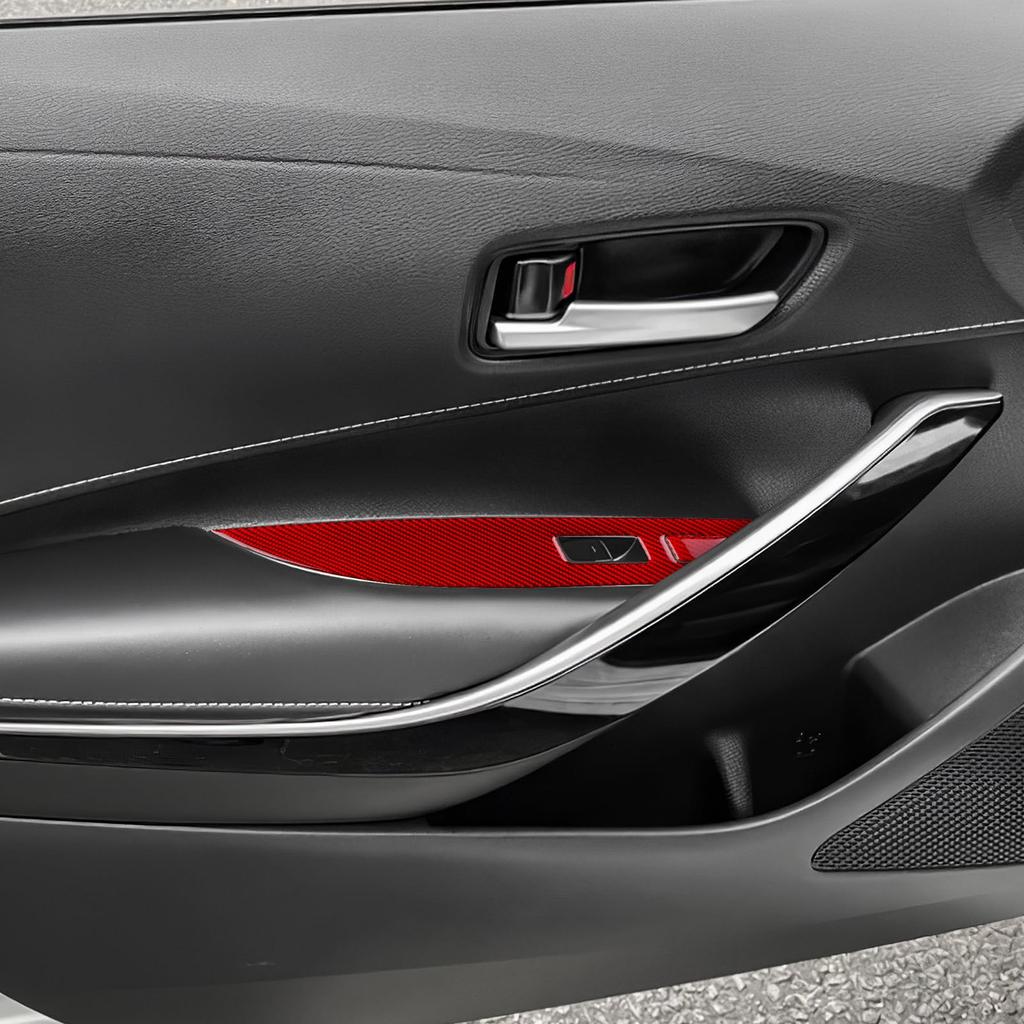 AIRSPEED Toyota Corolla 1st Generation Toyota Corolla Exclusive Accessories Carbon Fiber Interior Custom Parts Car Door Window Switch Decorative