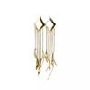 Geometric Shape Fringed Earrings Exaggerated Design Diamond Earrings Trendy Long Metal Wind Earrings Earrings